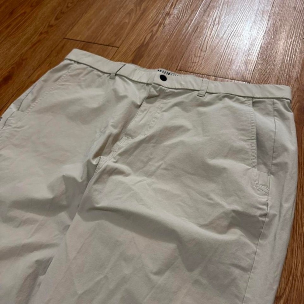 Municipal Pants Mark‎ Wahlberg Preppy Chino Brown Casual Stretch Size 38 38x31 - Picture 3 of 6